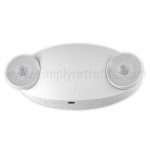 Mini Dual Head Emergency Light With Battery (120V-347V)