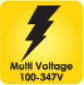 Mini Dual Head Emergency Light With Battery (120V-347V)