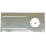 Rough In Mounting Plate without Lip - 3-inch Slim Panel (Pack of 30)