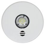 Kidde 2-in-1 Photoelectric Smoke Alarm and LED Strobe Light with Voice Alerts