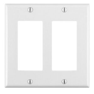 Leviton 2 Gang Wall Plate