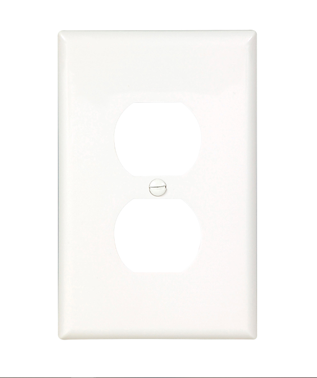 Eaton Duplex receptacle wallplate - SimplyRetrofits